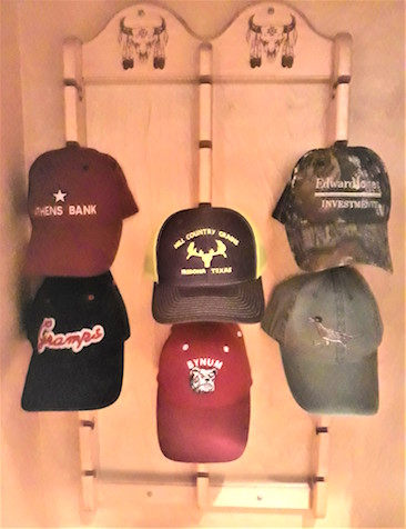 Custom clearance hat racks